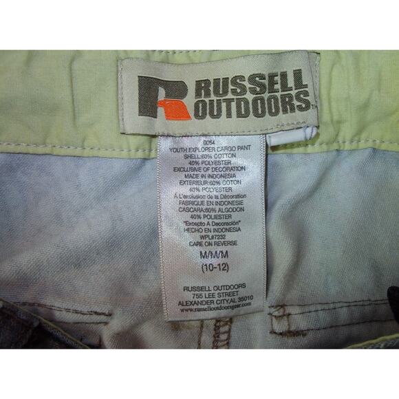 Russell Outdoors Boy’s Camo‎ Hunting Cargo Pants Size Medium 10-12 - Picture 3 of 9
